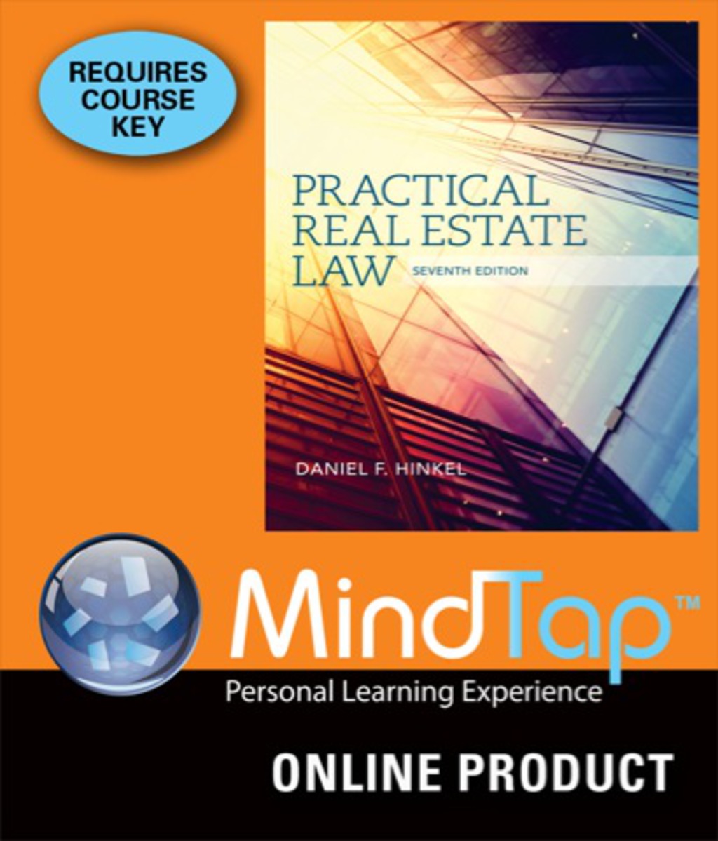 MindTap Paralegal for Hinkel's Practical Real Estate Law, 7th Edition, [Instant Access], 1 term (6 months) 7th Edition â€“ PDF/EPUB Version Downloadable